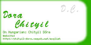 dora chityil business card